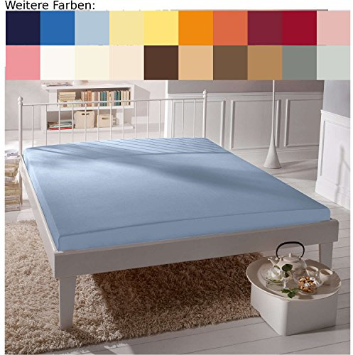 Bassetti SPANNBETTLAKEN, 95% Baumwolle, 5% Elasthan, Aqua, 140x200 160x220