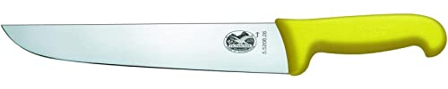 Victorinox, coltello da macellaio Fibrox, giallo, lunghezza: 26 cm, 5.5208.26