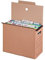 Smartbox Pro Archiv-Transportbox mit Automatikboden für Hängemappen, 10er Pack, braun