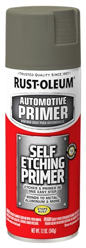 Rust-Oleum 249322 Automotive Self Etching Primer Spray, 12 oz, Matte Dark Green