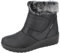 Cushion Walk Thermo-Tex Fur Lined Womens Snow Boots Ladies Snug Warm Fashion Ankle Boots Size 3-8 (5 UK / 38 EU, Black)
