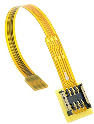 chenyang Micro-SIM-Karte auf Nano-SIM-Kit, Stecker auf Buchse, Verlängerung, weich, flach, FPC-Kabelverlängerung, 10 cm