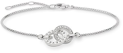 Thomas Sabo Damen Armband Together Forever Zirkonia 925 Sterling Silber A1551-051-14