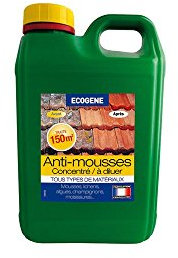 ECOGENE - Anti-depots verts algues et lichens - traite 150m²- 2 L