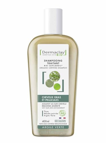 Dermaclay Capilargil à l'Argile verte cheveux gras et pellicules 400ml