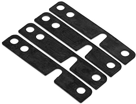 Mindless Mindless Drop Thru Riser Pads Risers, Unisex Erwachsene, Black, Einheitsgröße