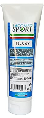 Lacomed Sport 150011, Crema Flex 69 Unisex-Adulto, Bianco, 250 ML