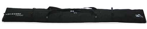 High Sierra Double Ski Bag for 2 Pairs of Nordic Skis, Black, One Size