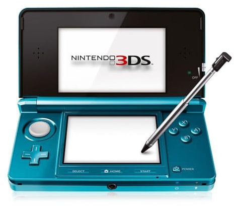Nintendo 3DS - Console, Aqua Blue