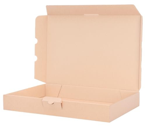 verpacking Maxibriefkartons 350 x 250 x 50 mm Maxibrief MB-5 Braun Versand Post Faltschachtel DIN A4 | B4 (Innenmaß 340 x 245 x 46 mm) Versandschachtel Büchersendung (50 Stück)