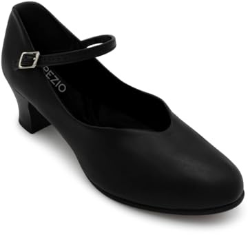 Capezio Women's Jr. Footlight Character Shoe,Black,12 M US