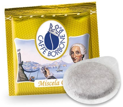 100 CIALDE CAFFE' BORBONE 2 DA 50 MISCELA ORO 44 mm FILTRO CARTA MOKONA TAZZONA