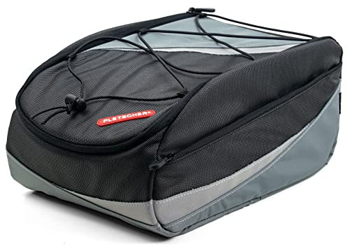 Pletscher 50959 2179841600 Gepäckträgertasche, schwarz, 35 x 27 x 21cm ,