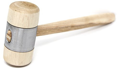 Stubai 278515 Martello di Legno con Nastro Metallico, Diametro 50 mm