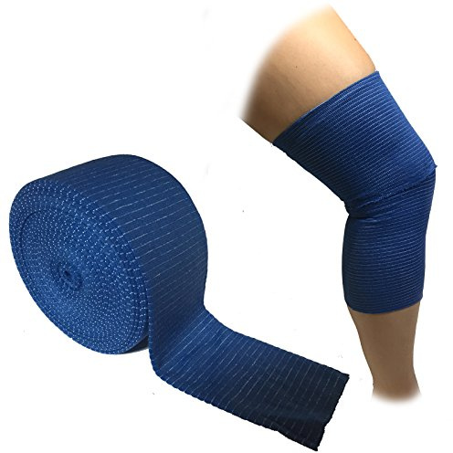1 METRE of STEROGRIP Blue Elastic Catering Support Bandage Chefs ARM Elbow Knee Thigh Calf Ankle Size D
