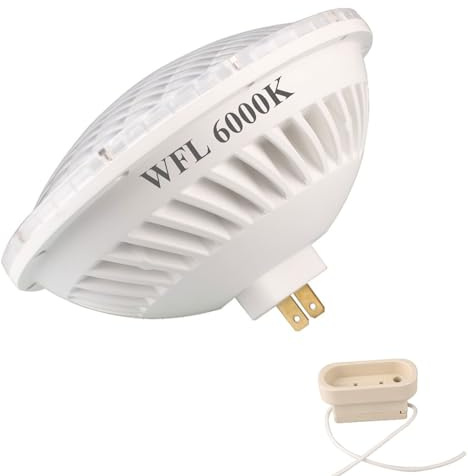 BAOMING PAR56 GX16d Base 26W Día Blanco 230V SMD LED 300 W bombillas halógenas equivalente amplio ángulo de haz de inundación 6000K