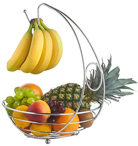 St@llion Fruit Bowl Holder with Banana Hanger Hook
