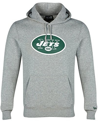 New Era - NFL New York Jets Team Logo Hoodie - Grau Größe S, Farbe Grau