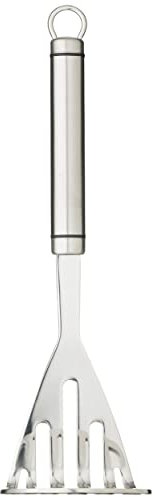 KitchenCraft Professional Stainless Steel Potato Masher, 26 cm (10), Silver