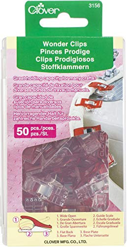 Clover Stoffklammer, rot, By The Yard