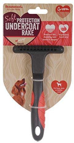 Rosewood Soft Protection Undercoat Rake for Dogs, Small