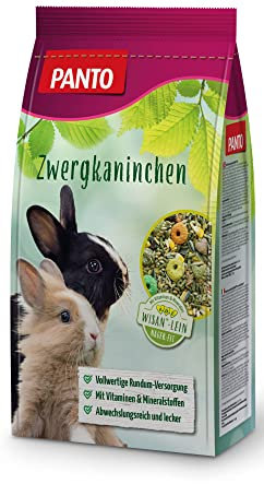 PANTO® Zwergkaninchenfutter 2.5 kg, 4er Pack (4 x 2.5 kg)