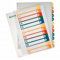 Zahlen-Register A4 LEI 1294-00-00 * PVC 1-12 farbig Überbreite Bedruckbar