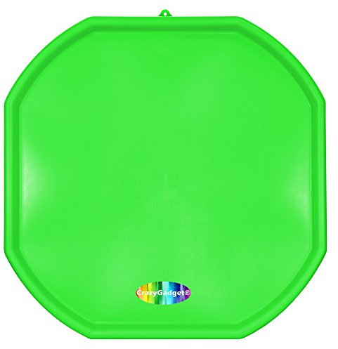 CrazyGadget® Children Kids Tuff Spot Colour Mixing Tray Large Plastic for Playing Toy Sand Pool Pit Water Game Animal Figures etc. - MADE IN UK (Lime Green)