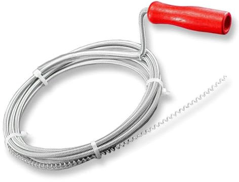 Schläfer 323300 Rohrreinigungs spirale lose Rohrreinigungswelle Ø 6 mm x 3 m - Flexible Spirale mit Kralle - Umweltfreundliche Lösung für hartnäckige Verstopfungen, Abflussspirale, Rohr-Reinigungssspirale, Rohrreiniger