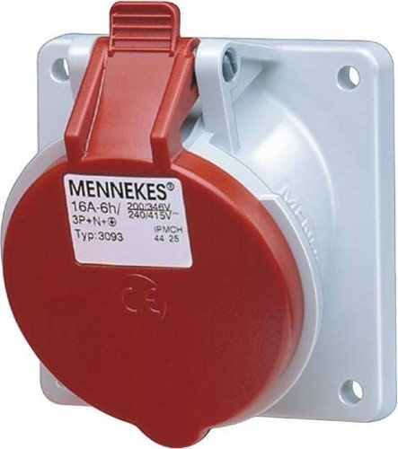 Mennekes 3171 – Jack incasso IP44 32 A 5 poli 6H 400 V