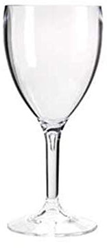 HIEEY Virtually Unbreakable Large Polycarbonate Wine Glass by BB Plastics