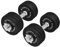 Guss Kurzhantel-Set 35Kg (2 x Kurzhantelstange 35cm und 12x2,5Kg Hantelscheiben) Hantelset Hanteln Gewichte