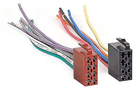 Audioproject A154 - Auto Radio Adapter ISO Adapter Autoradio - offene Enden Lautsprecher Strom 2 x 8 Pin Kfz DIN Autoradio Adapter Auto Stecker Radio Adapter Universal kompatibel für VW Opel Ford
