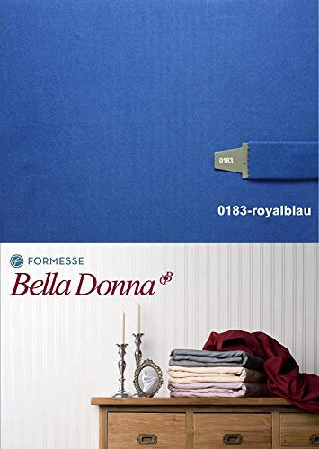Formesse Spannbettlaken Bella Donna Jersey für Matratzen & Wasserbett 180-200 x 200-220 cm in Royalblau