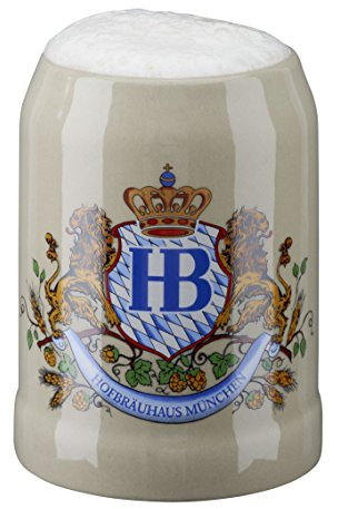 HB Hofbräuhaus München Bierkrug Hofbräuhaus München HB Krug 0,25 Liter King Werk KI 1000061