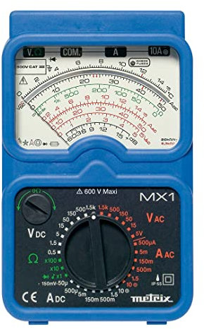 Metrix MX1 MX 1 Analog-Multimeter, blau und schwarz