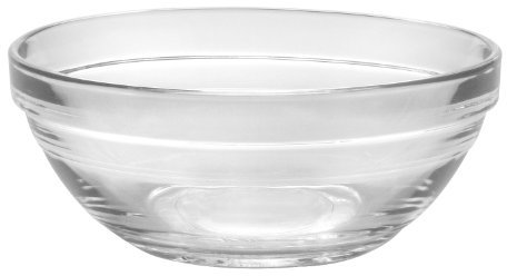 Duralex - Lys Stackable Clear Bowl 12 cm (4 3/4 in) Set Of 6 by Duralex