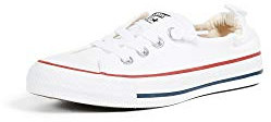 Converse Women's Shoreline Slip on Sneaker, White, 6 UK