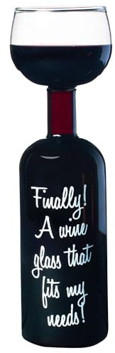 BigMouth Inc Ultimative Weinflasche Glas