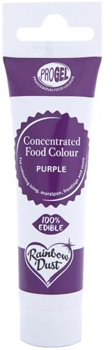 Rainbow Dust - Colorant Alimentaire En Gel Progel 25 Gr - Violet