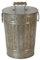 Antic Line Poubelle de sdb couleur zinc
