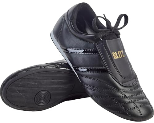 Blitz Martial Arts Training Shoes - Black/Black - UK 6