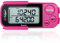 3DTriSport Walking 3D Pedometer with Clip & Strap, eBook Included | 30 Days Memory, Accurate Step Counter, Walking Distance Miles/Km, Calorie Counter, Daily Exercise Time Monitor - Magenta
