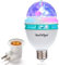 youoklight E26/E27 Full Color Rotierende LED Strobe Lampe Multi Farbwechsel Farbe Kristall Stage Light für Disco Geburtstag Party Club Bar