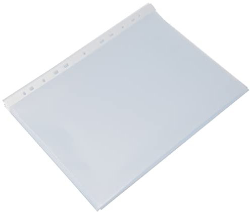 Exacompta 5200E 100er Pack PP-Kunststoff Prospekthüllen Standard. Für DIN A4 transparent glasklar oben offen Klarsichtfolie Plastikhülle Klarsichthülle ideal für Ordner Ringbücher und Hefter