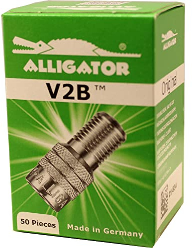 Alligator V2B 50 Pack Inflate Through Valve Stem CapGator Auto RV Semi