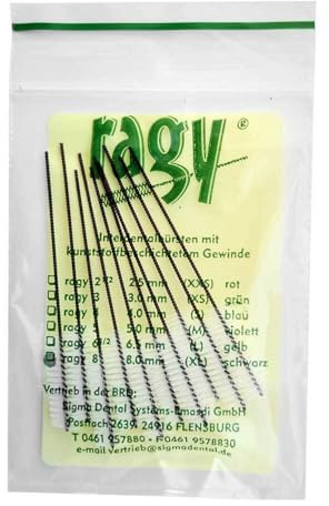 SIGMA SPORT RAGY Interdentalbürsten 8 schwarz 10 St