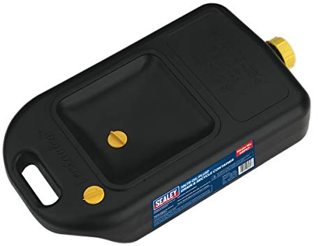 Sealey Drp07 Oil/Fluid Drain And Recycle Container 10Ltr, Black