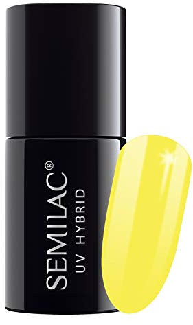 SEMILAC Gel Nail Polish 156 Racing Car - Full Coverage Gel Polish - Soak Off Easy To Use LED/UV Nail Lamp - Long Lasting Manicure and Pedicure up to 3 weeks