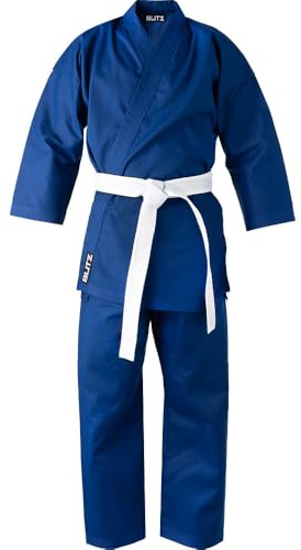 Blitz Sport Adulto Algod—n Estudiante Karate Traje Azul 3/160cm